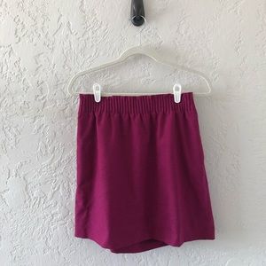 J Crew Wool Sidewalk Mini Skirt purple/pink